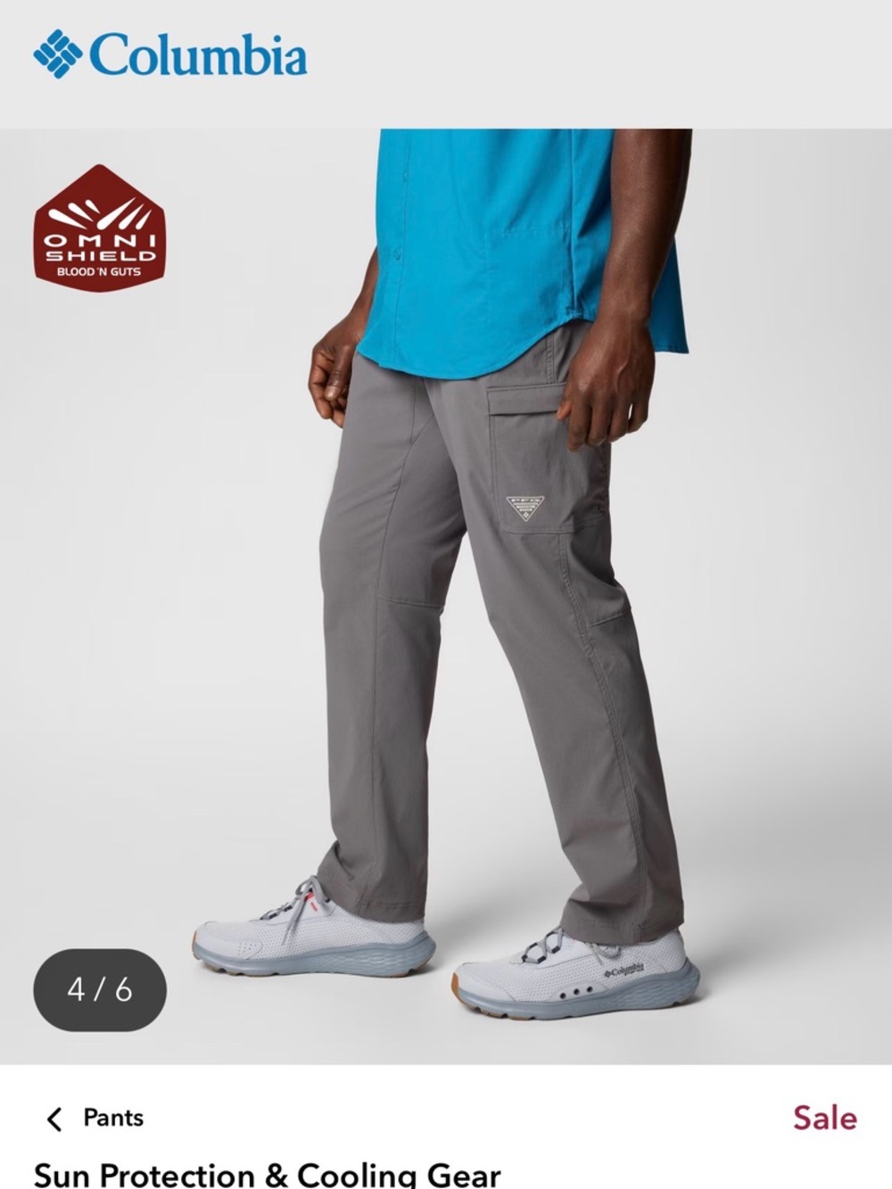 NWT Columbia Men's Blood and Guts™ II Stretch Pants 46/32